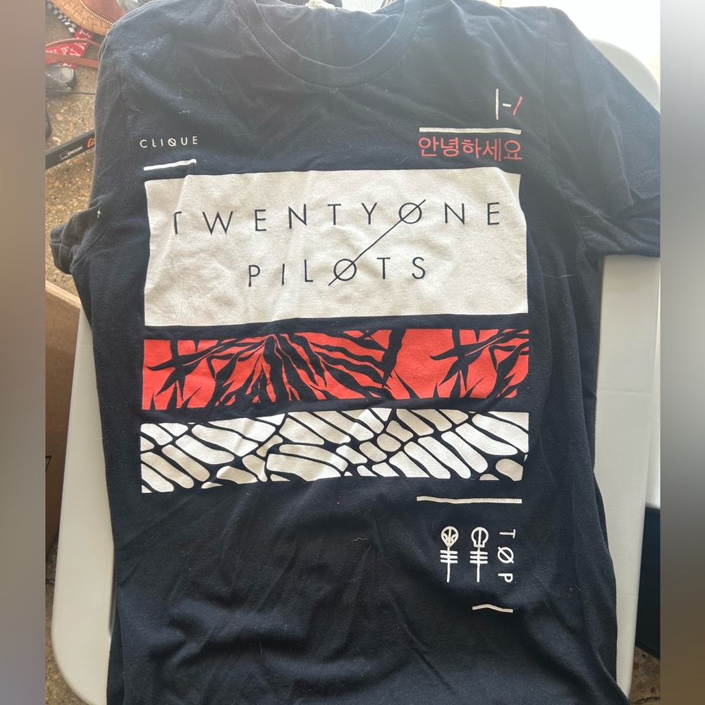 Twenty One Pilots Black Graphic T-Shirt